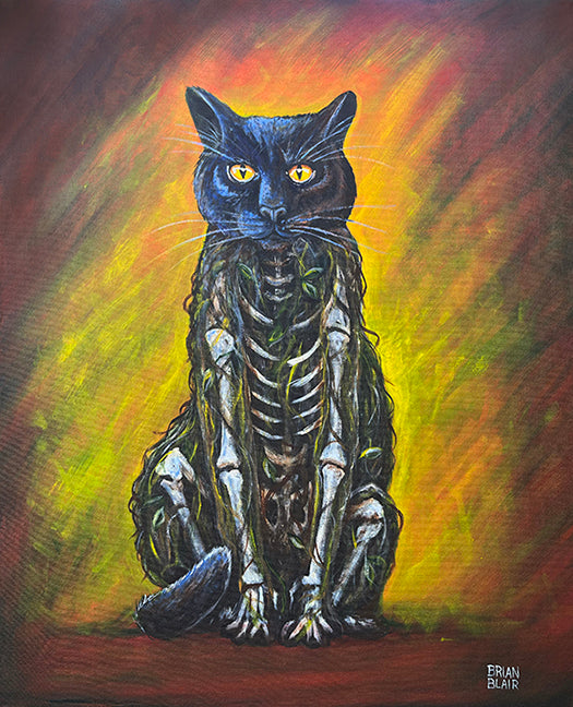 Black Cat Print