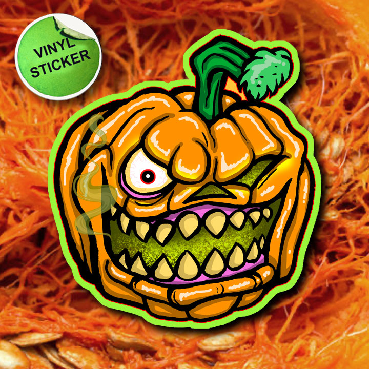Jack-O-Lantern Sticker
